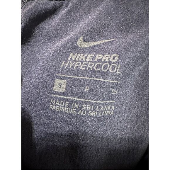 Nice Nike Pro Hypercool WOMEN size small blue and black leggings GOOD CONDITION - Picture 3 of 3